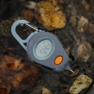 Fishpond Riverkeeper Digital Thermometer on river