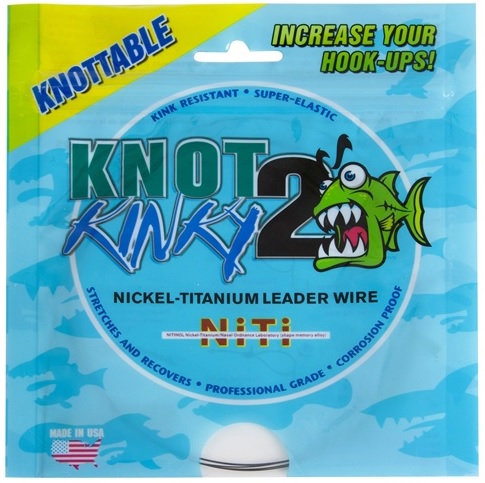 Knot 2 Kinky Nickel-Titanium Leader Wire 12 lb