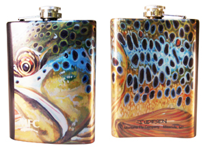 Montana Fly Company Stainless Steel Hip Flask