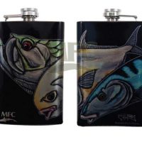 Montana Fly Stainless Steel Flask - Duranglers Fly Fishing Shop