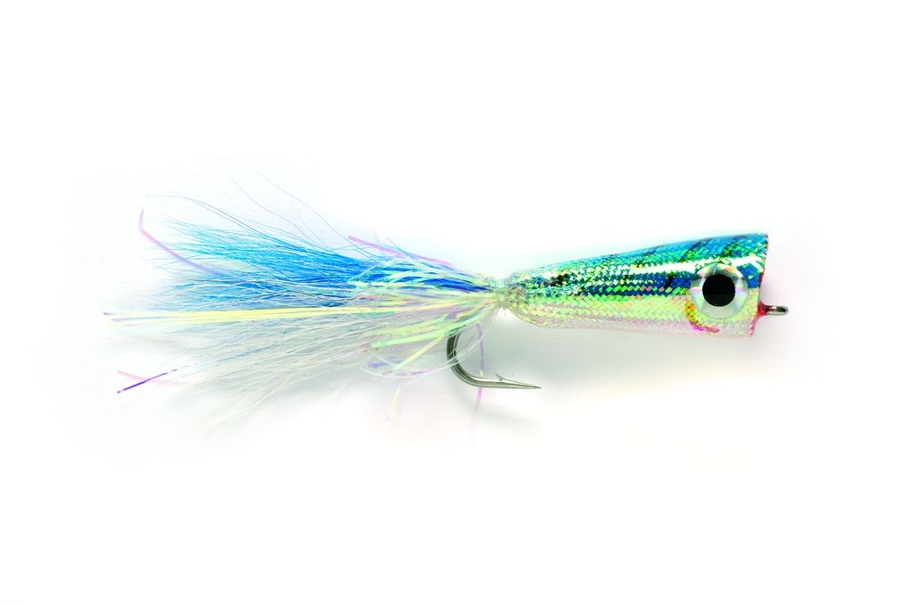 Fulling Mill Mylar Saltwater Popper - Duranglers Fly Fishing Shop & Guides