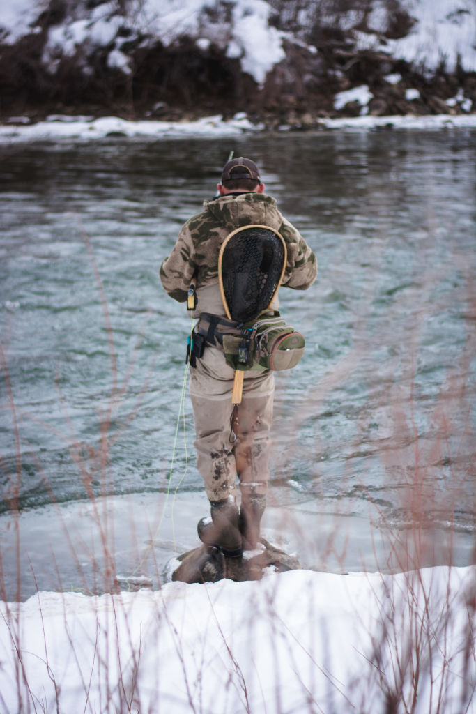 Fly FIshing rig up - Duranglers winter fishing Andy McKinley