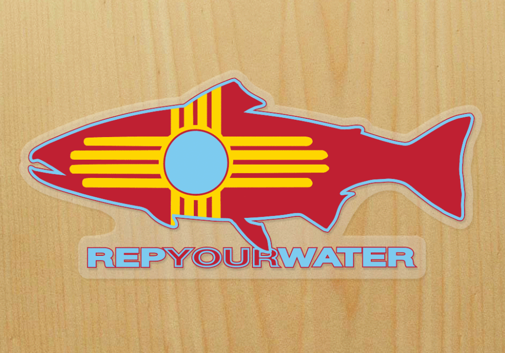 RepYourWater New Mexico Trout Sticker - Duranglers Fly Fishing Shop & Guides