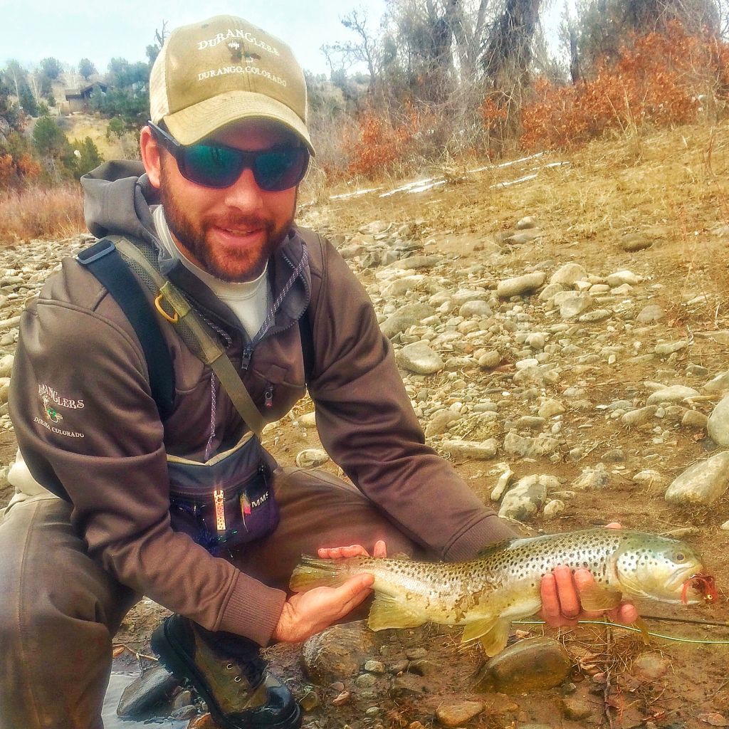 Rob and snub nose Brown Trout Animas