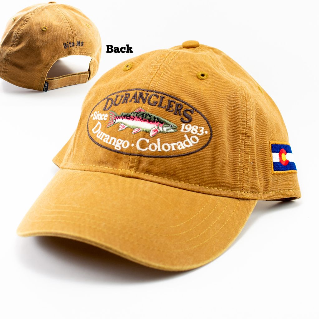 Duranglers Logo Bite Me Pigment Dyed Washed Twill Cap - Duranglers