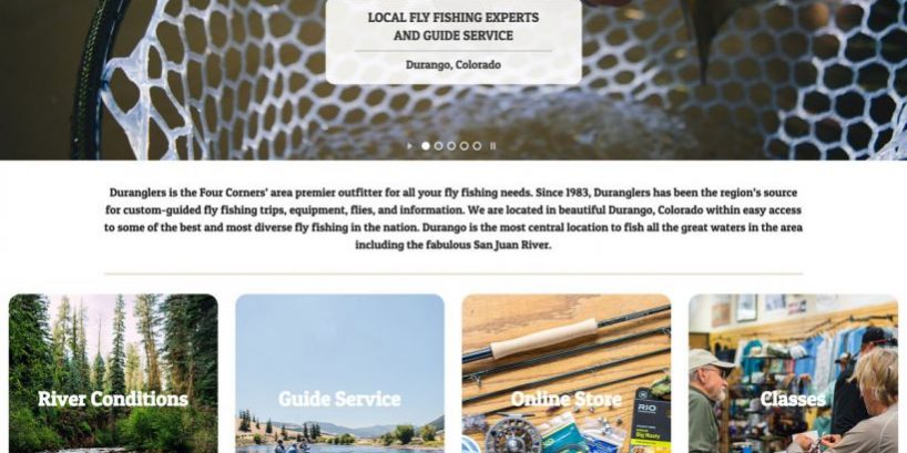 Duranglers New Web Design