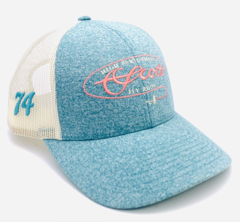 Scott Fly Rods Women's Teal Mesh Hat - Duranglers Fly Fishing Shop & Guides