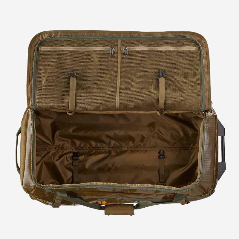 Feed på Logisk Settlers Patagonia Black Hole Wheeled Duffel Bag 100L - Duranglers Fly Fishing Shop  & Guides