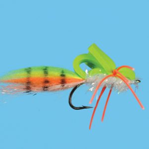 covert mission bass slider fly chartreuse