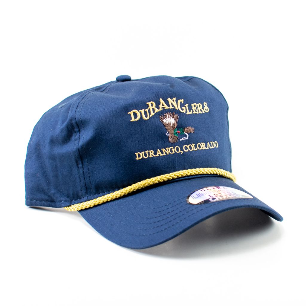 Duranglers Logo Dope Rope 5 Panel Cap - Duranglers Fly Fishing Shop & Guides
