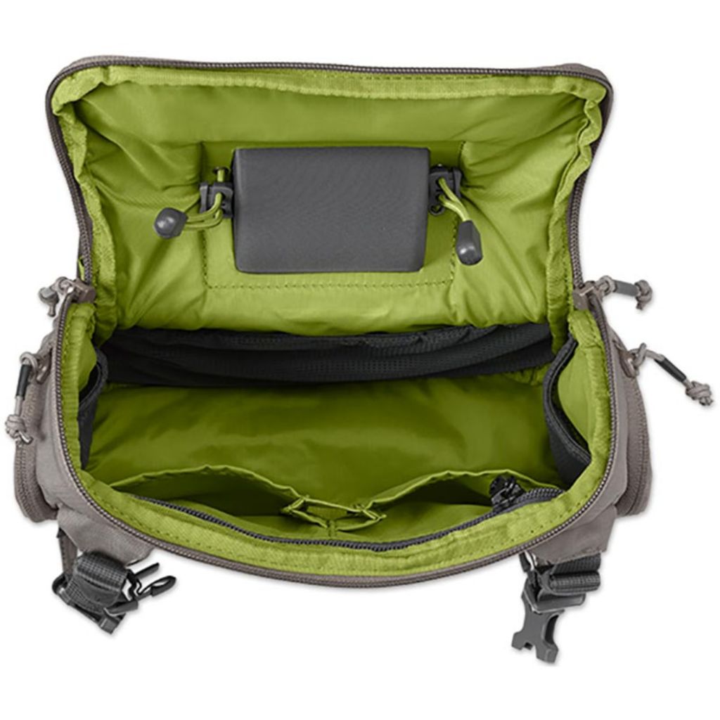 thumbnail image 2 of Orvis Chest/Hip Fly Fishing Pack 3L - Dusty Olive | Versatile Pack With Tippet Dock For Trout, Bass, Saltwater 2 of 14