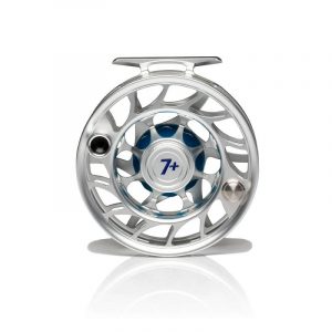 Hatch 7 Plus Iconic Fly Reel clear blue