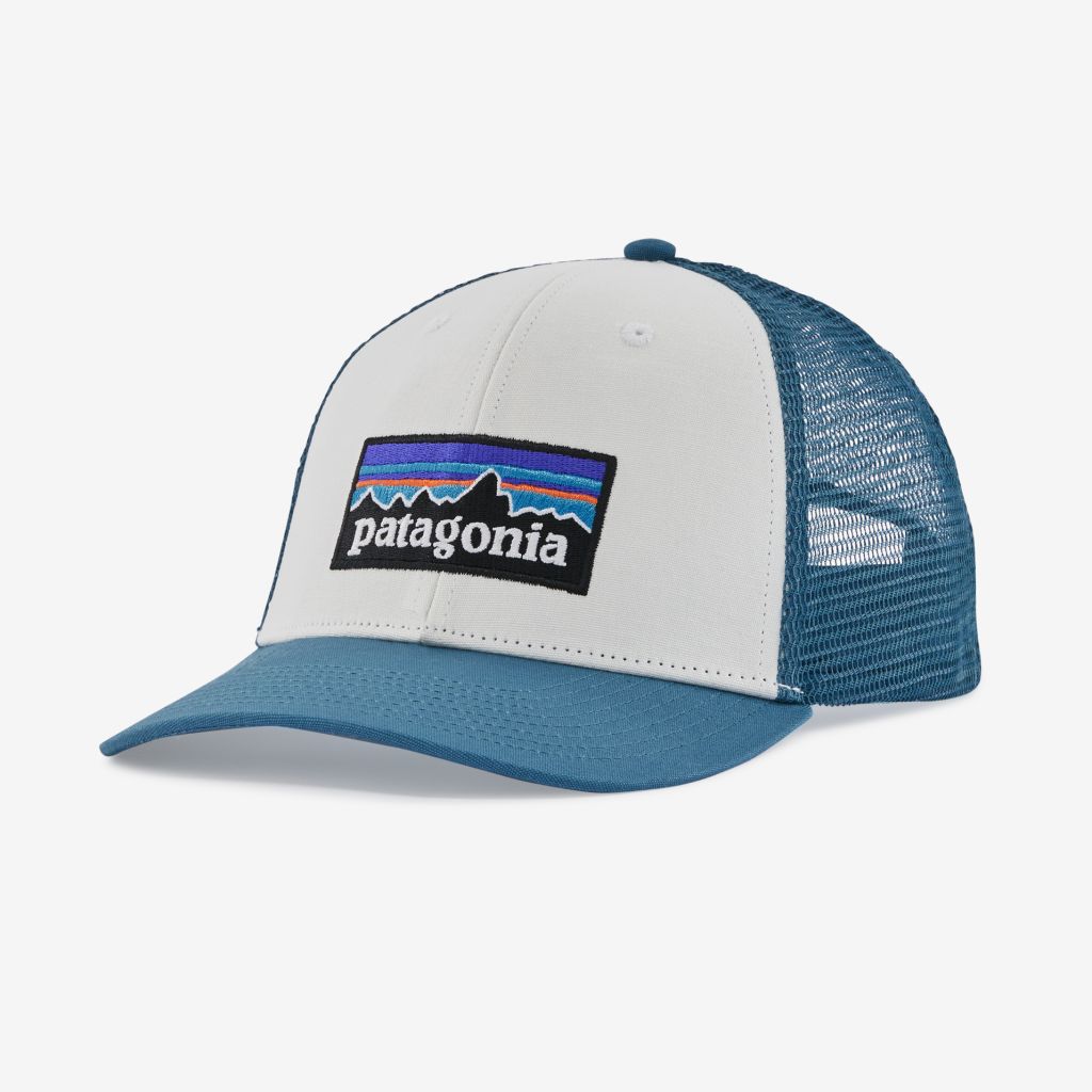 skræmt Jet Skinne Patagonia P-6 Logo LoPro Trucker Hat - White w/Wavy Blue - Duranglers Fly  Fishing Shop & Guides