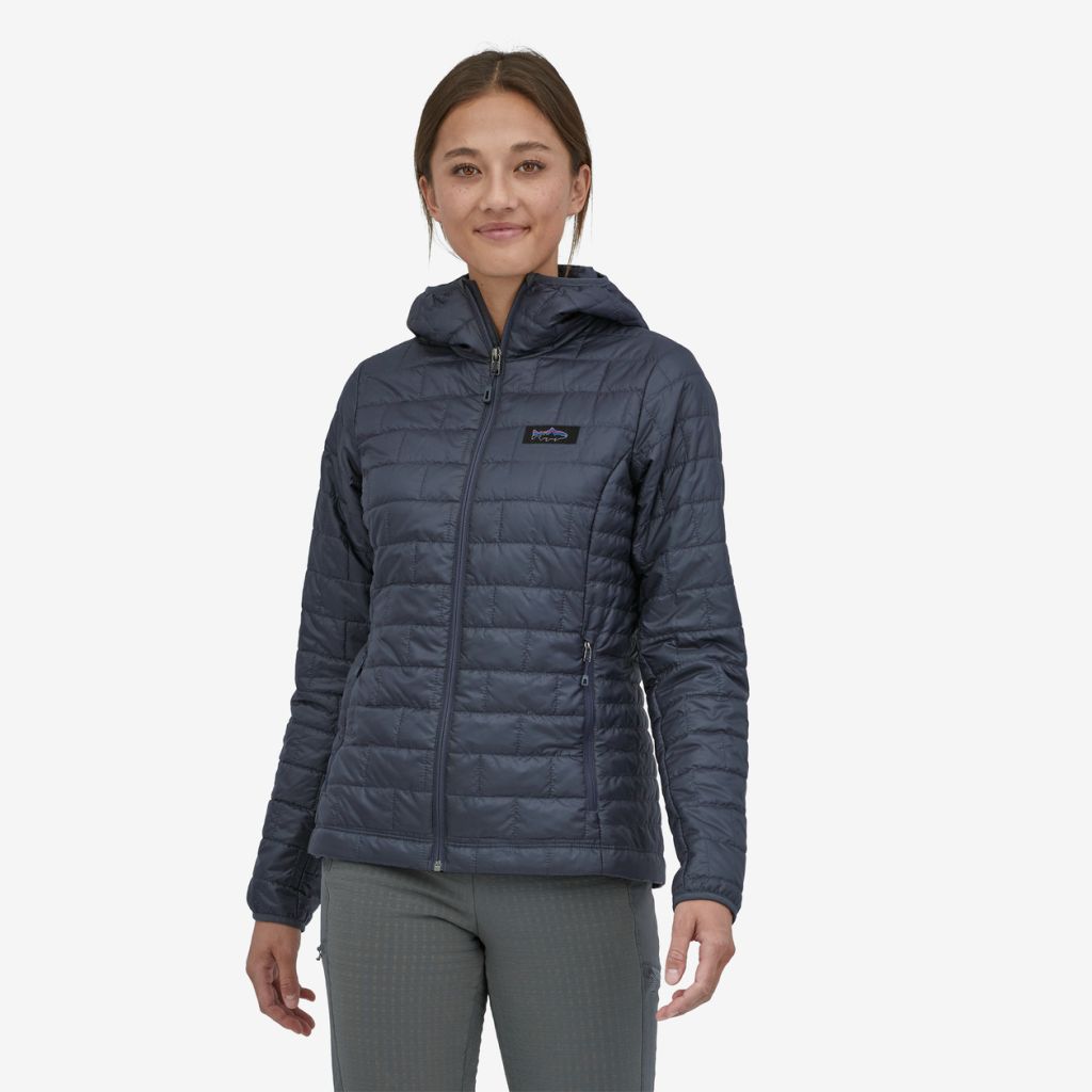 Patagonia Women's Nano Puff Fitz Roy Trout Hoody - Duranglers Fly