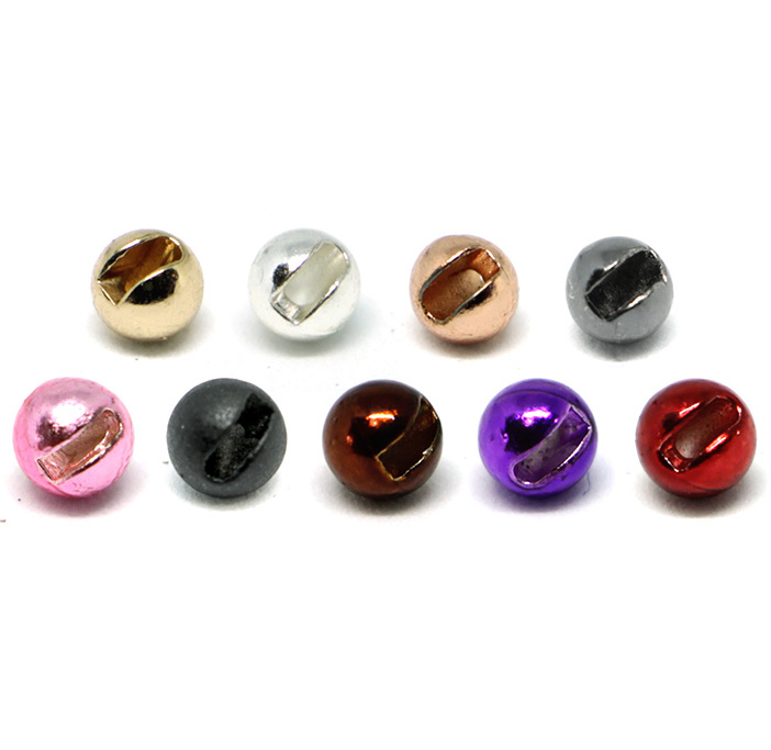 Fulling Mill Slotted Tungsten Beads - Black - 2.4mm