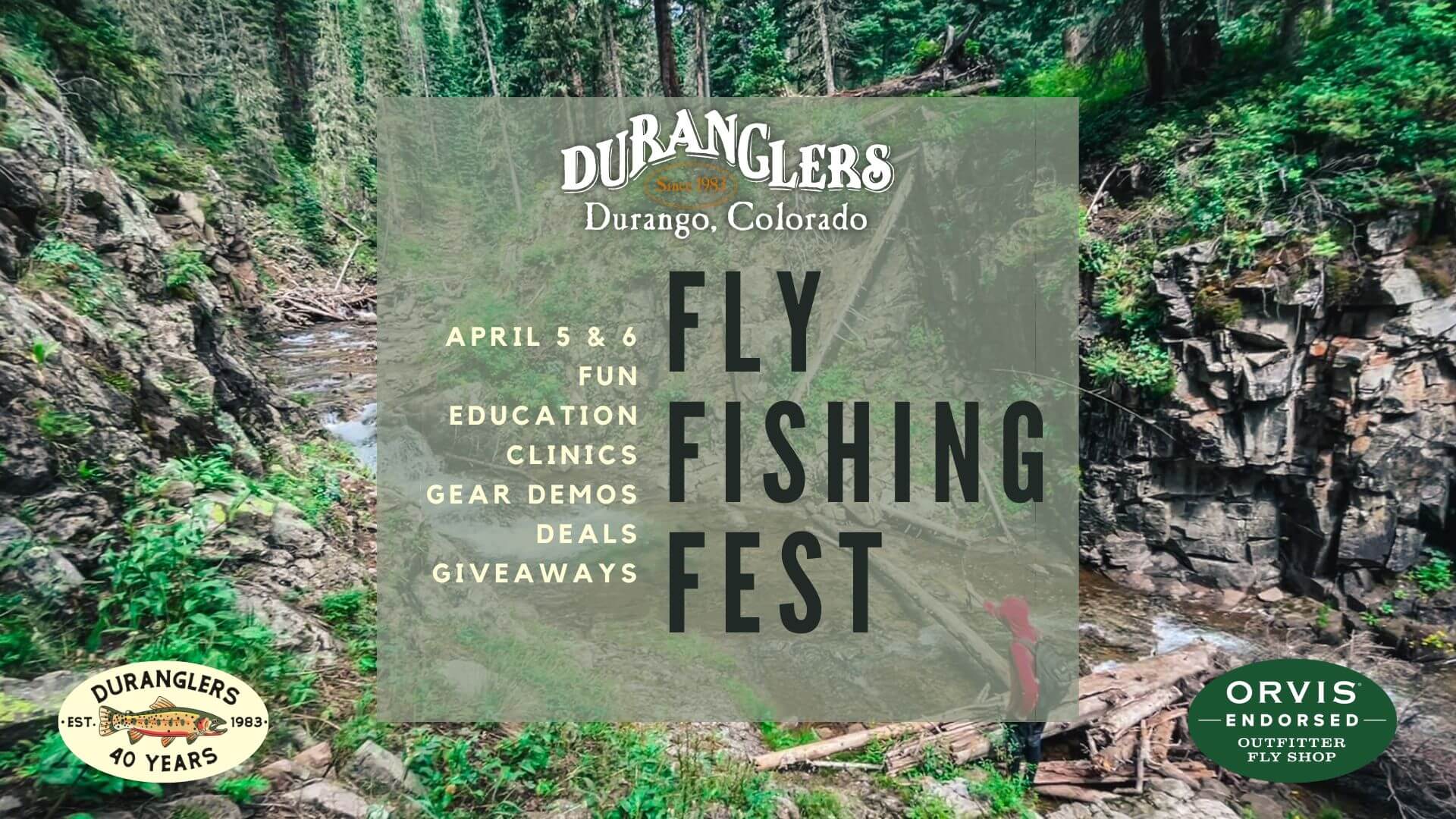 Duranglers Fly Fishing Festival - May 5-6, 2024