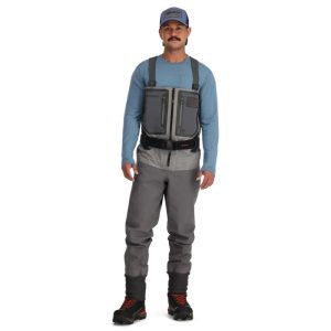 Simms G4Z Stockingfoot Waders on a dude